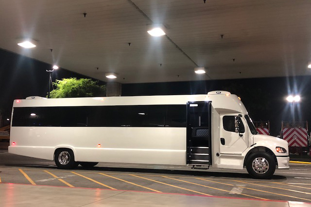 Full size charter bus