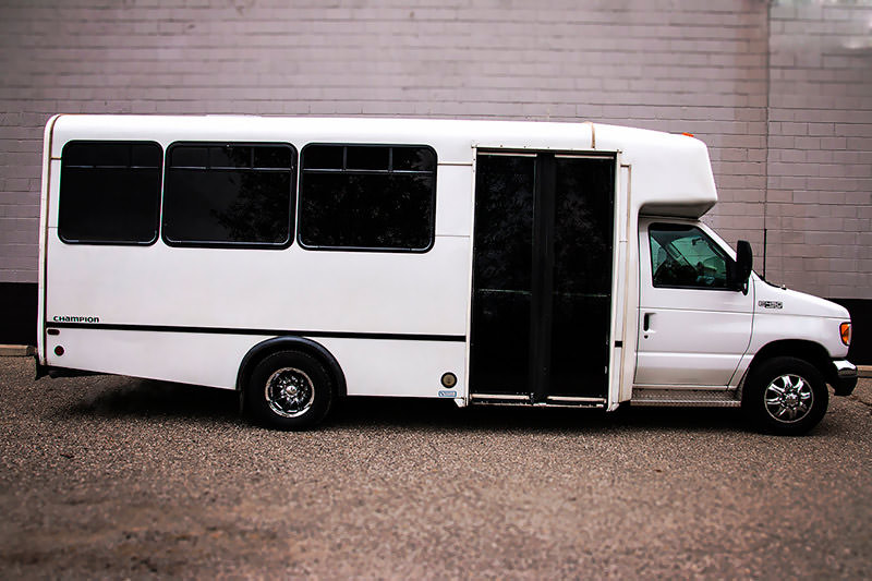 removable dance pole party bus