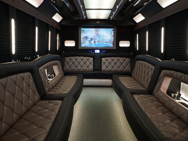 interior party bus